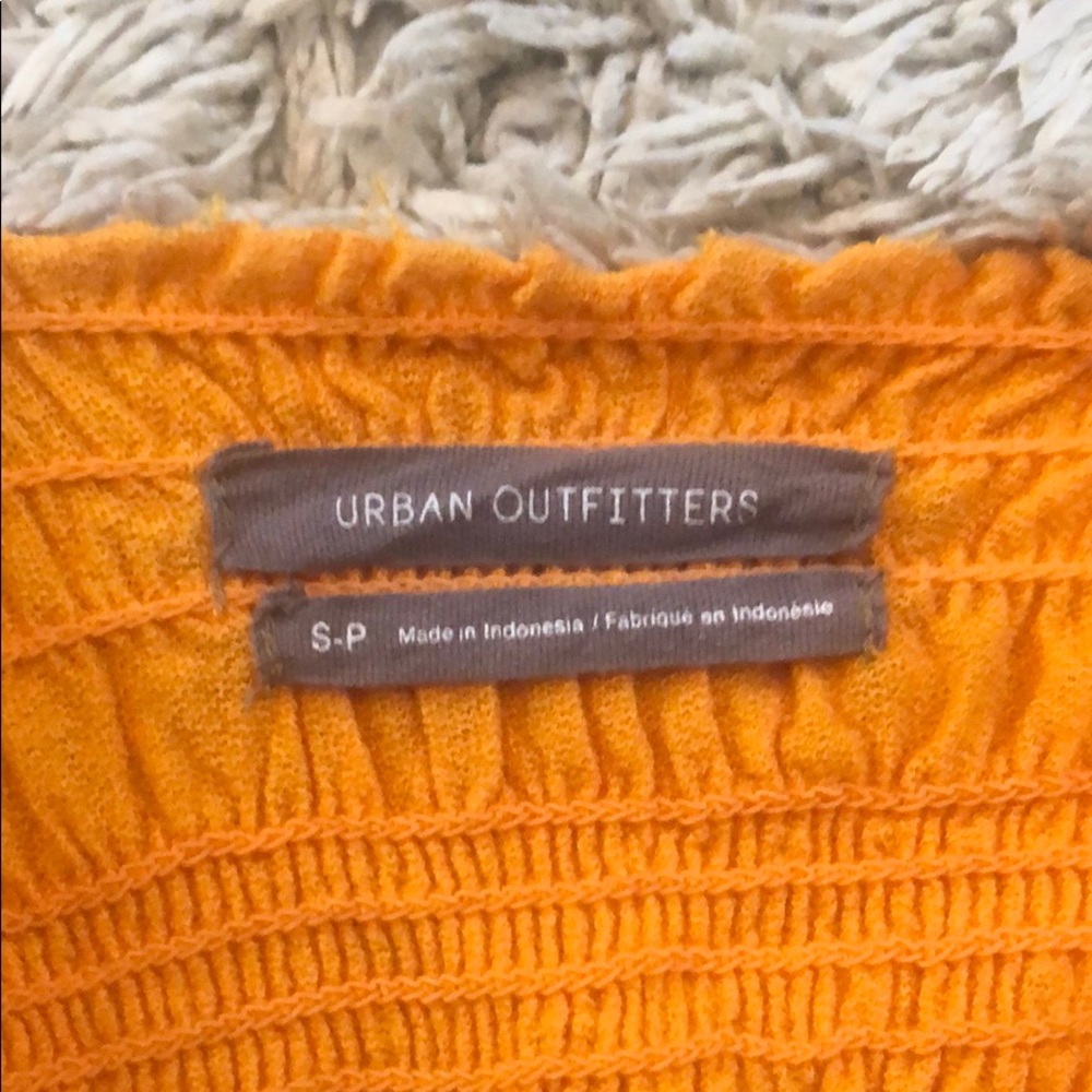 Orange Ruched Top - Picture 6 of 6